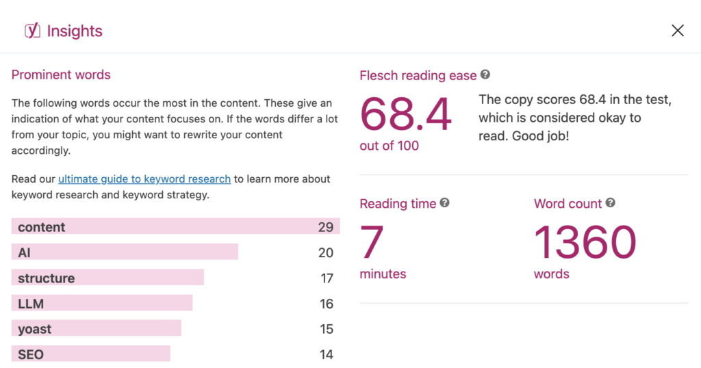 Lead Manager Agency How to optimize content for AI LLM comprehension using Yoast’s tools