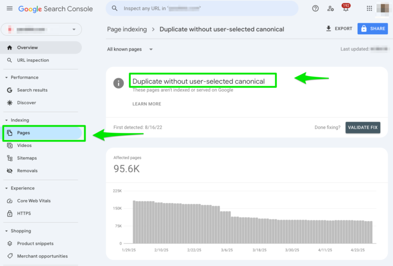Lead Manager Agency Google Search Console: How to fix ‘Duplicate without user-selected canonical’