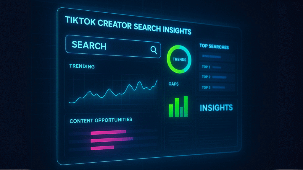 Lead Manager Agency How to use TikTok Creator Search Insights to find content opportunities