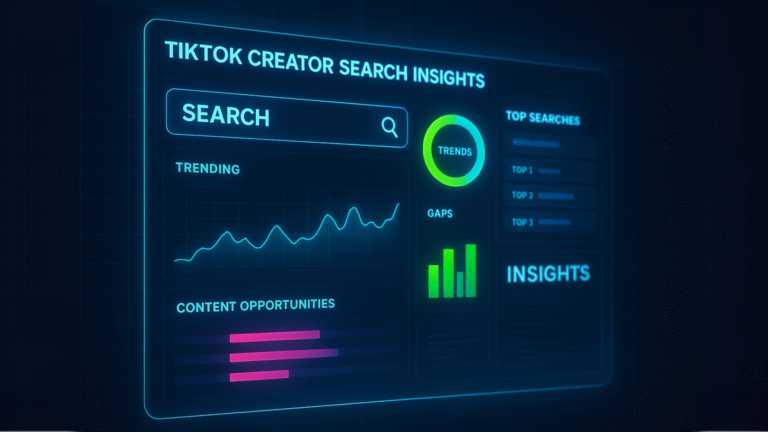 Lead Manager Agency How to use TikTok Creator Search Insights to find content opportunities