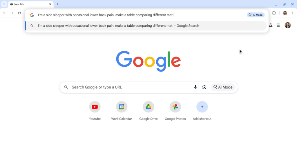Lead Manager Agency Google AI Mode coming to Chrome browser