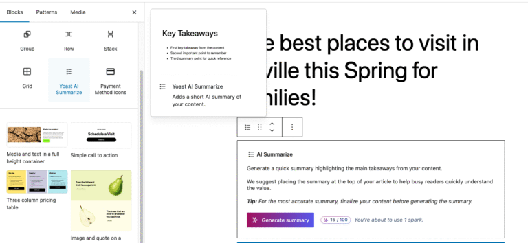 Lead Manager Agency New: From longform to key takeaways, in seconds. Meet Yoast AI Summarize