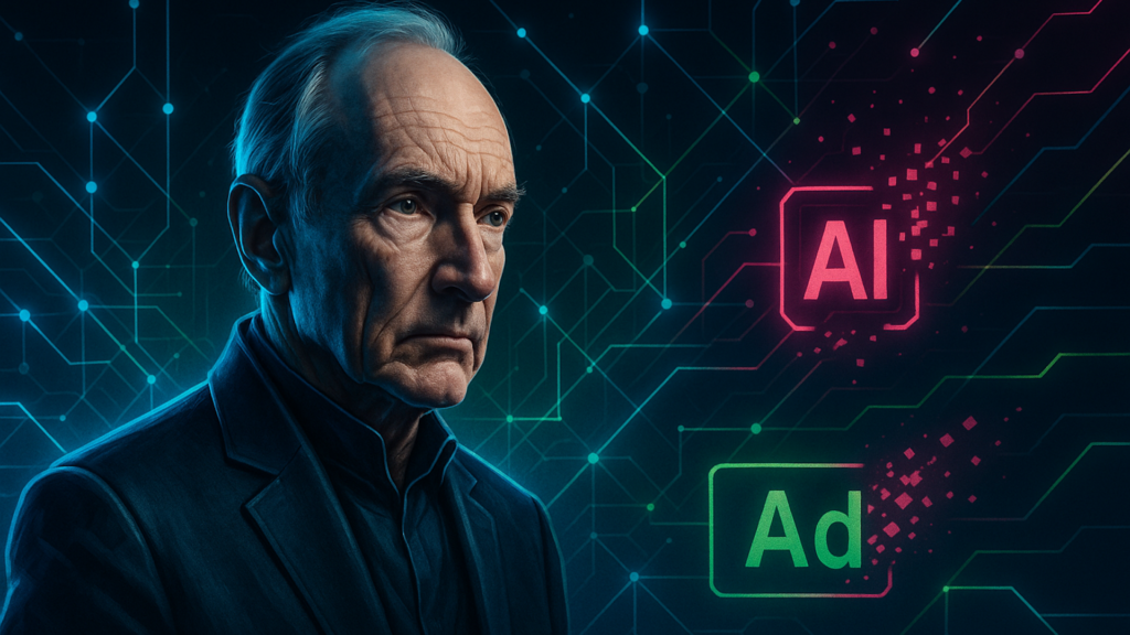 Lead Manager Agency Tim Berners-Lee warns AI may collapse the ad-funded web