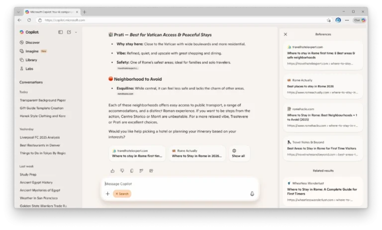 Lead Manager Agency Microsoft brings AI Search to Copilot with emphasis on citations