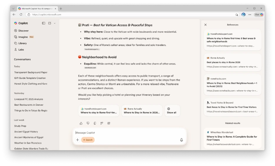 Lead Manager Agency Microsoft brings AI Search to Copilot with emphasis on citations